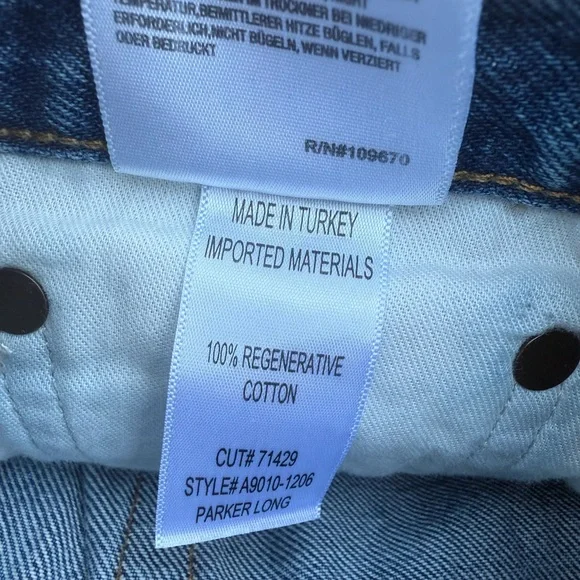 Agolde Classic Blue Jean Shorts